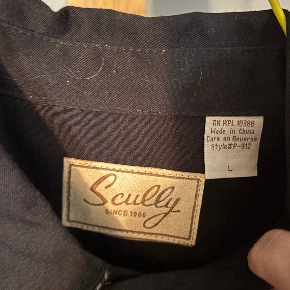 Scully Classic Black Shirt - Picture 3 of 3